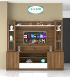 SIVOM Ronald Multipurpose TV Unit fits upto 43 inch with Storage Engineered Wood TV Entertainment Unit for Modern Homes | Elegant Design & Premium Finish