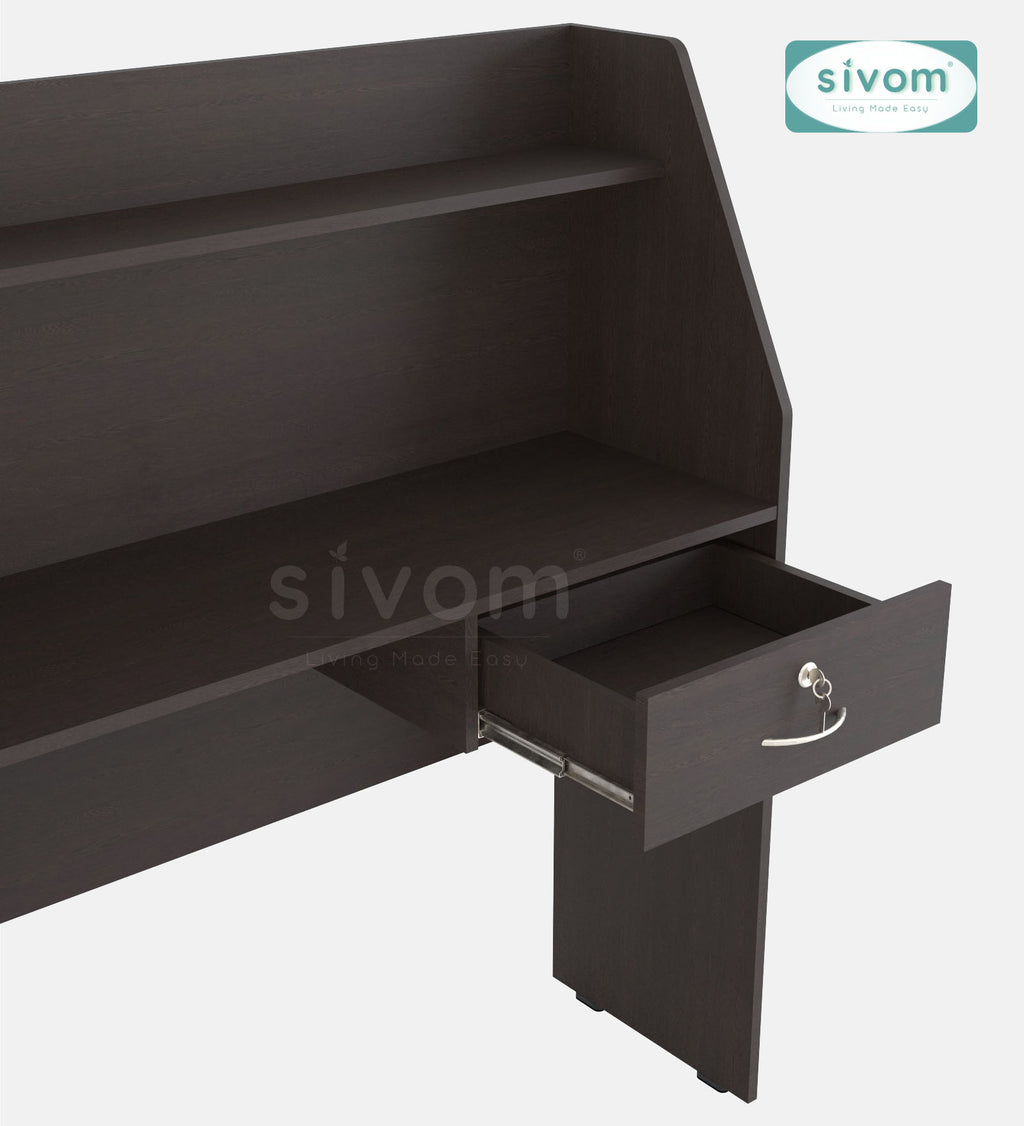 Sivom SIVOM Rowen Multipurpose Study/Home/Office Table Engineered Wood Study Table for Modern Homes | Elegant Design & Premium Finish