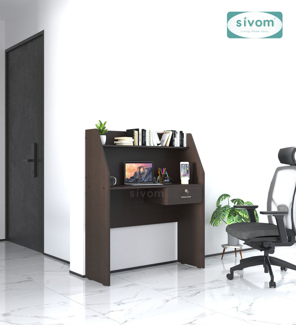 Sivom SIVOM Rowen Multipurpose Study/Home/Office Table Engineered Wood Study Table for Modern Homes | Elegant Design & Premium Finish