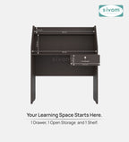 Sivom SIVOM Rowen Multipurpose Study/Home/Office Table Engineered Wood Study Table for Modern Homes | Elegant Design & Premium Finish