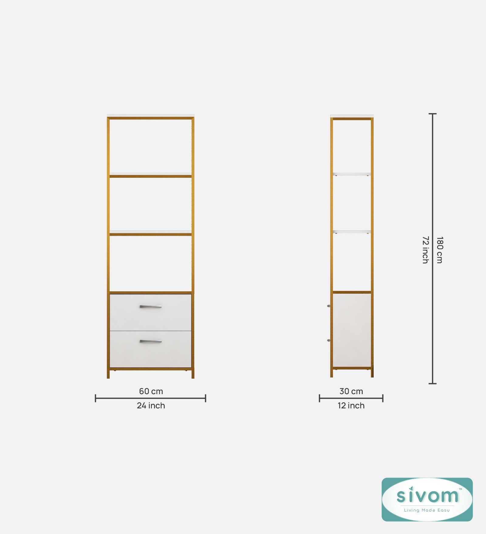 Sivom Sivom Ashley Display Unit for Modern Homes | Elegant Design & Premium Finish