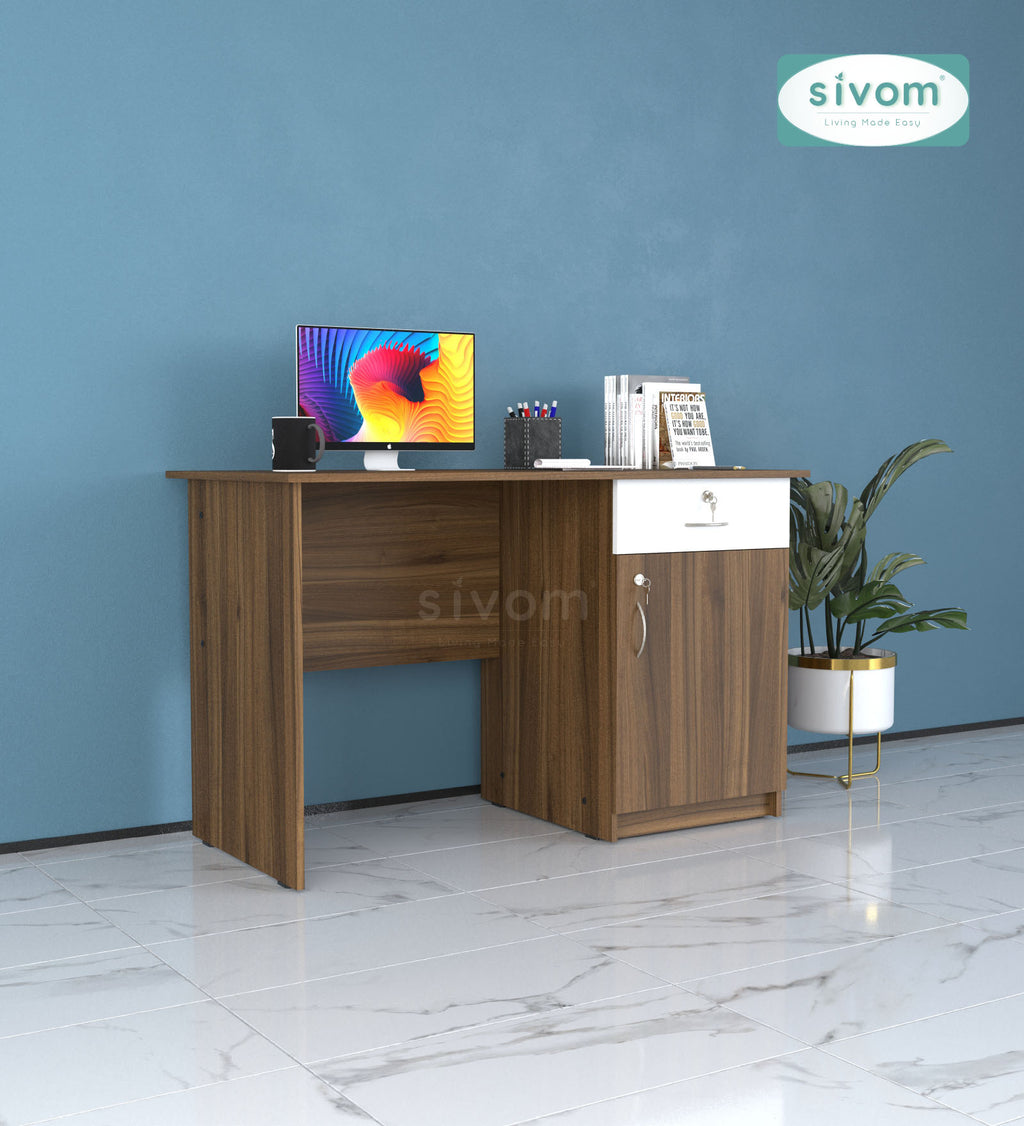 Sivom SIVOM RUBICON Multipurpose Study/Home/Office Table Engineered Wood Study Table for Modern Homes | Elegant Design & Premium Finish (Copy) (Copy) (Copy) (Copy) (Copy)