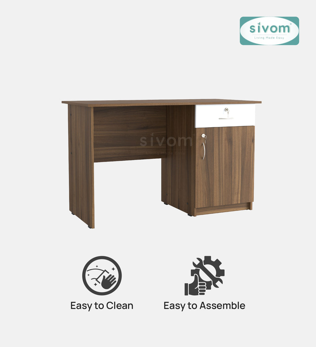 Sivom SIVOM RUBICON Multipurpose Study/Home/Office Table Engineered Wood Study Table for Modern Homes | Elegant Design & Premium Finish (Copy) (Copy) (Copy) (Copy) (Copy)