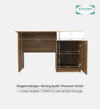 Sivom SIVOM RUBICON Multipurpose Study/Home/Office Table Engineered Wood Study Table for Modern Homes | Elegant Design & Premium Finish (Copy) (Copy) (Copy) (Copy) (Copy)