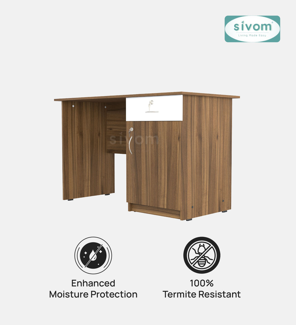 Sivom SIVOM RUBICON Multipurpose Study/Home/Office Table Engineered Wood Study Table for Modern Homes | Elegant Design & Premium Finish (Copy) (Copy) (Copy) (Copy) (Copy)