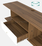 Sivom furniture SIVOM Samyang Multipurpose TV Unit fits upto 43 inch with Storage Engineered Wood TV Entertainment Unit for Modern Homes | Elegant Design & Premium Finish