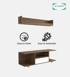 Sivom furniture SIVOM Samyang Multipurpose TV Unit fits upto 43 inch with Storage Engineered Wood TV Entertainment Unit for Modern Homes | Elegant Design & Premium Finish