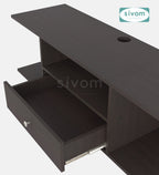 Sivom furniture SIVOM Samyang Multipurpose TV Unit fits upto 43 inch with Storage Engineered Wood TV Entertainment Unit for Modern Homes | Elegant Design & Premium Finish