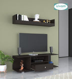 Sivom furniture SIVOM Samyang Multipurpose TV Unit fits upto 43 inch with Storage Engineered Wood TV Entertainment Unit for Modern Homes | Elegant Design & Premium Finish