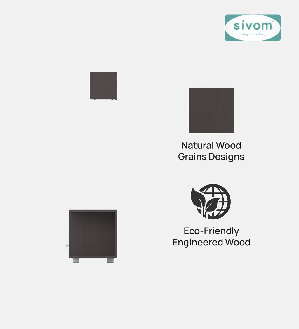 Sivom furniture SIVOM Samyang Multipurpose TV Unit fits upto 43 inch with Storage Engineered Wood TV Entertainment Unit for Modern Homes | Elegant Design & Premium Finish