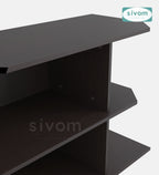 SIVOM Savan Multipurpose TV Unit fits upto 43 inch with Storage Engineered Wood TV Entertainment Unit for Modern Homes | Elegant Design & Premium Finish