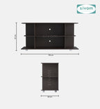SIVOM Savan Multipurpose TV Unit fits upto 43 inch with Storage Engineered Wood TV Entertainment Unit for Modern Homes | Elegant Design & Premium Finish