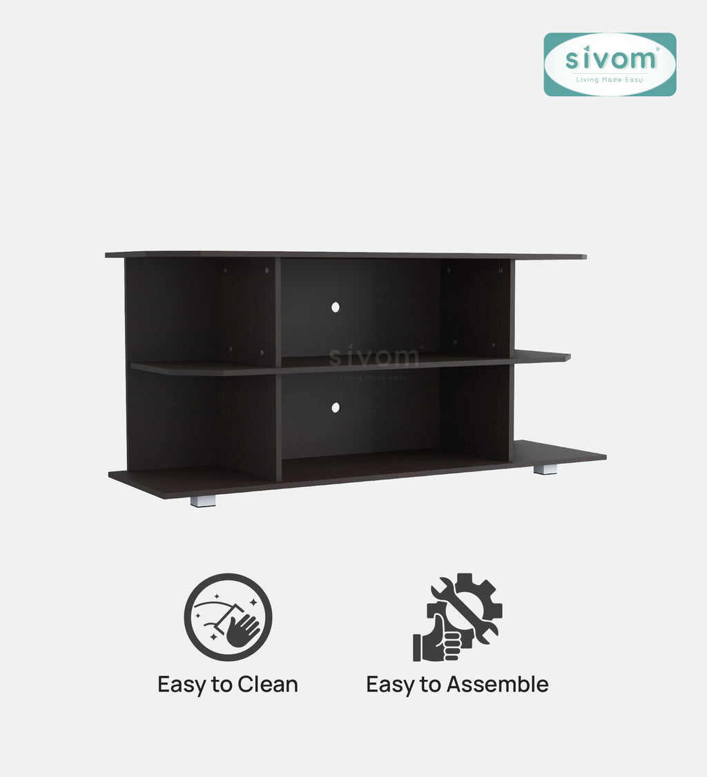SIVOM Savan Multipurpose TV Unit fits upto 43 inch with Storage Engineered Wood TV Entertainment Unit for Modern Homes | Elegant Design & Premium Finish