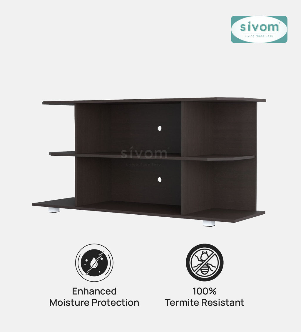 SIVOM Savan Multipurpose TV Unit fits upto 43 inch with Storage Engineered Wood TV Entertainment Unit for Modern Homes | Elegant Design & Premium Finish