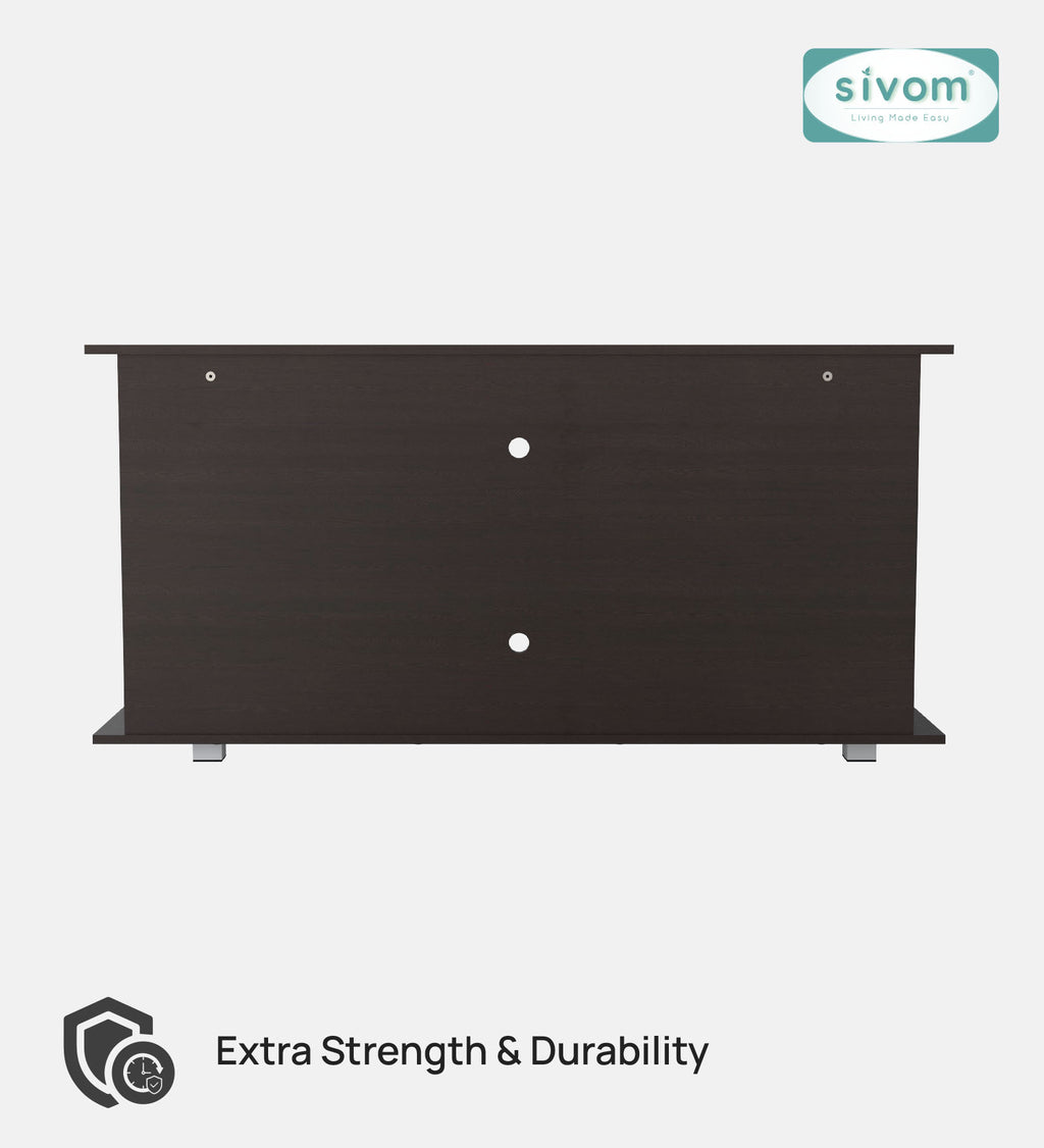 SIVOM Savan Multipurpose TV Unit fits upto 43 inch with Storage Engineered Wood TV Entertainment Unit for Modern Homes | Elegant Design & Premium Finish
