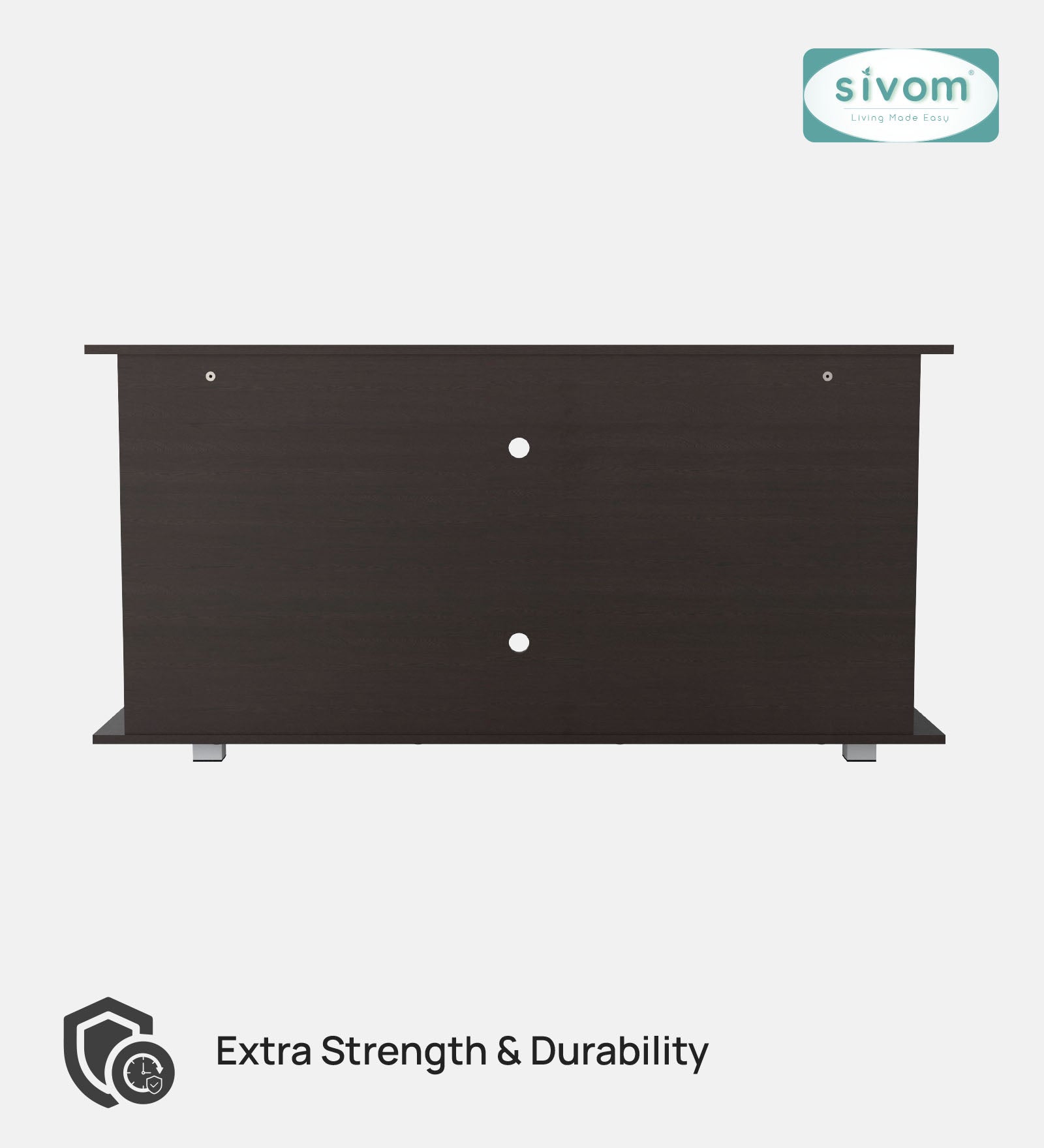 SIVOM Savan Multipurpose TV Unit fits upto 43 inch with Storage Engineered Wood TV Entertainment Unit for Modern Homes | Elegant Design & Premium Finish