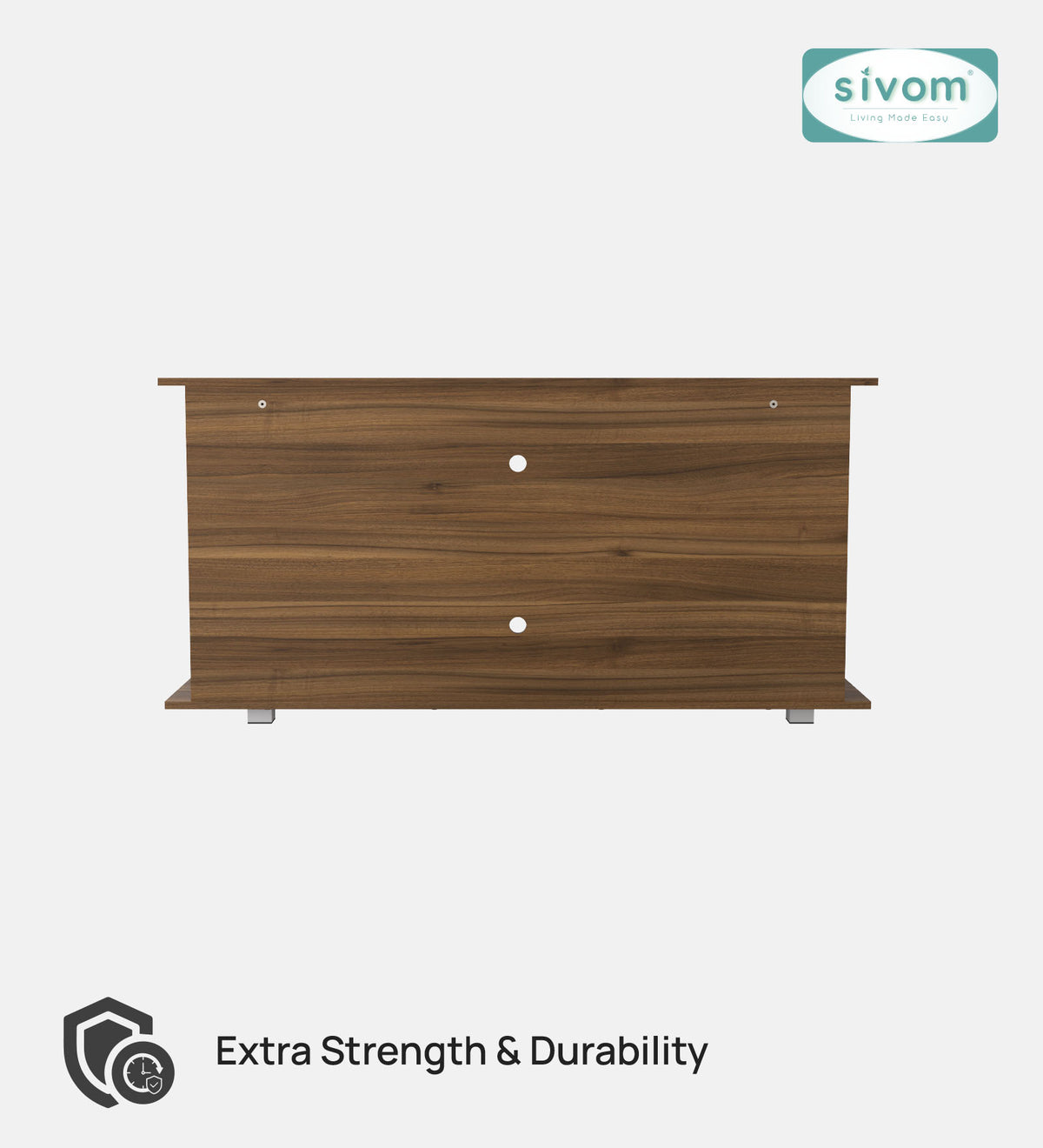 SIVOM Savan Multipurpose TV Unit fits upto 43 inch with Storage Engineered Wood TV Entertainment Unit for Modern Homes | Elegant Design & Premium Finish