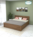 Sivom furniture SIVOM Scandi Bed with Storage Engineered Wood King Bed Engineered Wood King Bed (Delivery Condition - Knock Down)