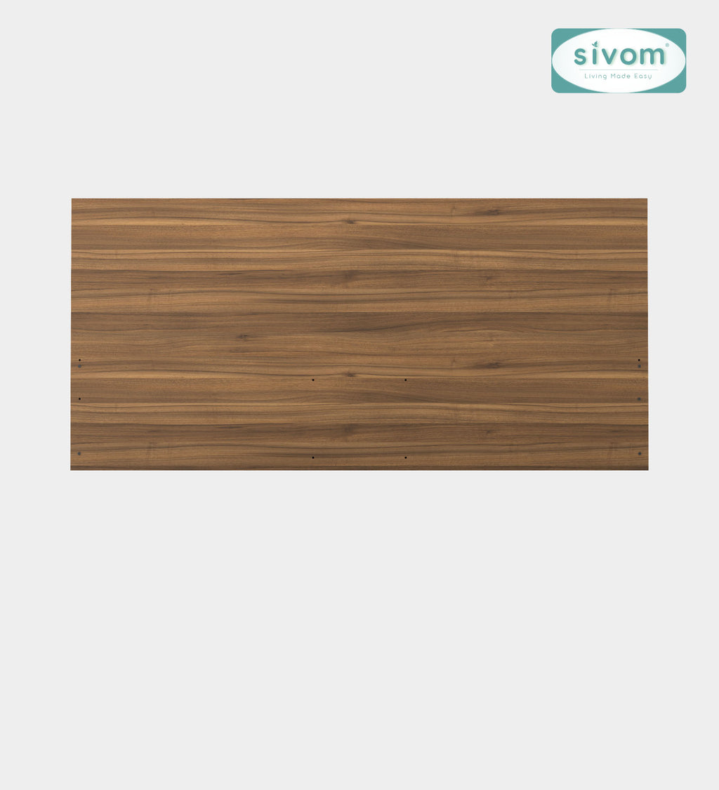 Sivom furniture SIVOM Scandi Bed with Storage Engineered Wood King Bed Engineered Wood King Bed (Delivery Condition - Knock Down)