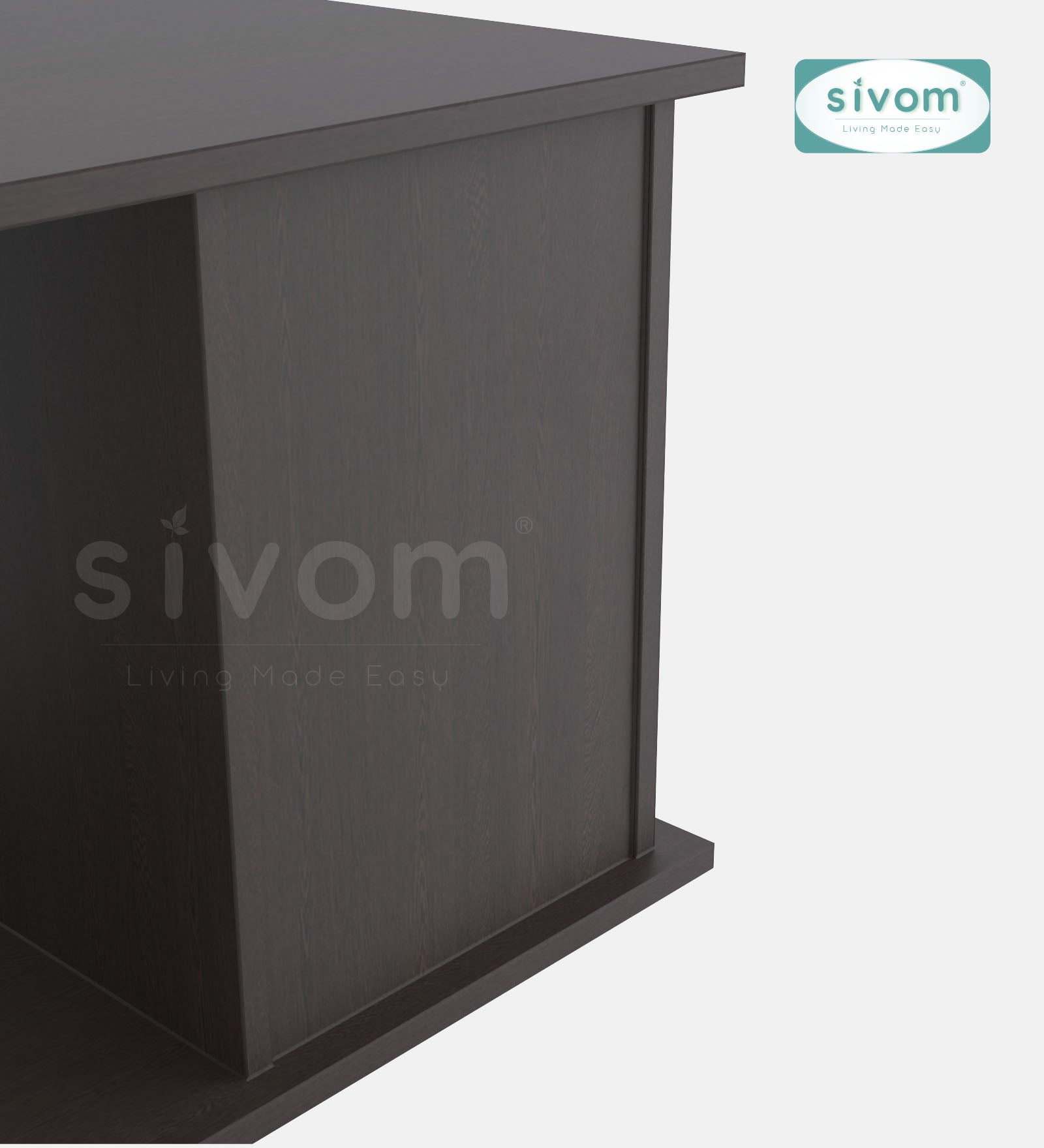 SIVOM Scarf Multipurpose Centre Table / Engineered Wood Coffee Table for Modern Homes | Elegant Design & Premium Finish