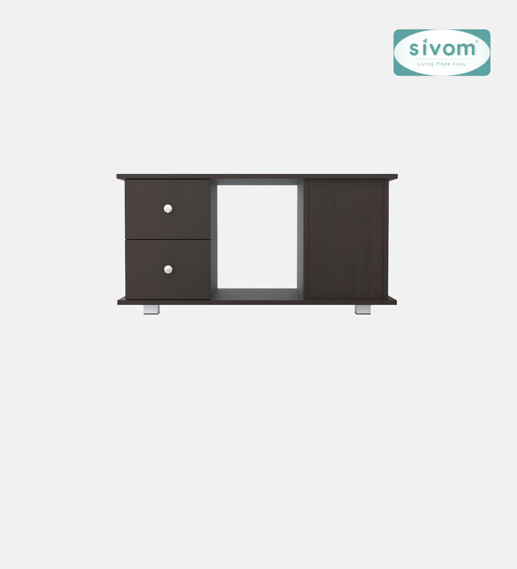 SIVOM Scarf Multipurpose Centre Table / Engineered Wood Coffee Table for Modern Homes | Elegant Design & Premium Finish