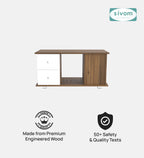 SIVOM Scarf Multipurpose Centre Table / Engineered Wood Coffee Table for Modern Homes | Elegant Design & Premium Finish