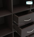 Sivom SIVOM Settle Multipurpose Storage Unit/ Engineered Wood Free Standing Cabinet for Modern Homes | Elegant Design & Premium Finish