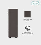 Sivom SIVOM Settle Multipurpose Storage Unit/ Engineered Wood Free Standing Cabinet for Modern Homes | Elegant Design & Premium Finish