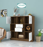 Sivom SIVOM Settle Multipurpose Storage Unit/ Engineered Wood Free Standing Cabinet for Modern Homes | Elegant Design & Premium Finish