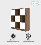 Sivom SIVOM Settle Multipurpose Storage Unit/ Engineered Wood Free Standing Cabinet for Modern Homes | Elegant Design & Premium Finish