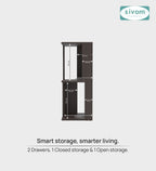 Sivom SIVOM Sleek Multipurpose Storage Unit/ Engineered Wood Side Table for Modern Homes | Elegant Design & Premium Finish