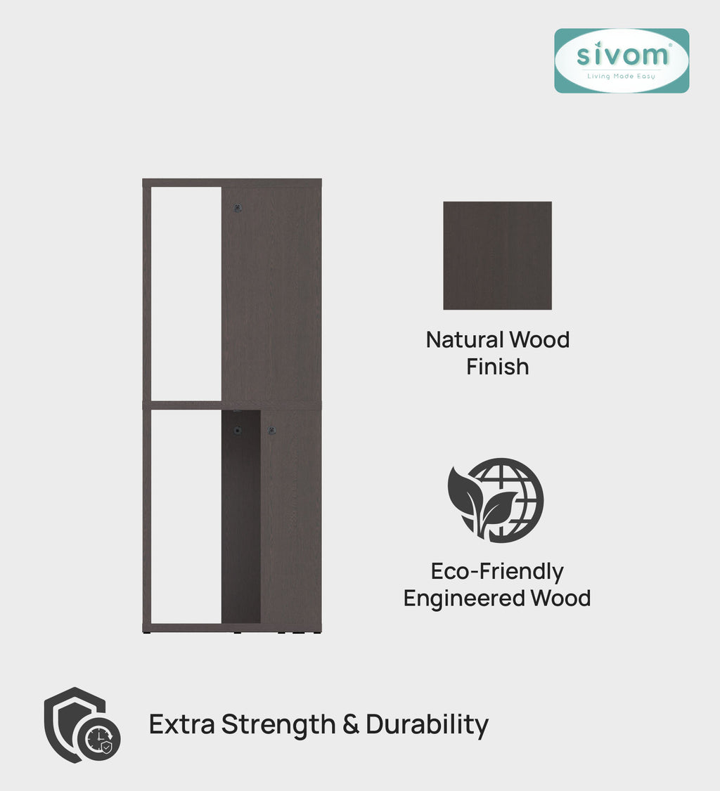 Sivom SIVOM Sleek Multipurpose Storage Unit/ Engineered Wood Side Table for Modern Homes | Elegant Design & Premium Finish