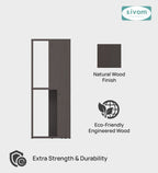 Sivom SIVOM Sleek Multipurpose Storage Unit/ Engineered Wood Side Table for Modern Homes | Elegant Design & Premium Finish