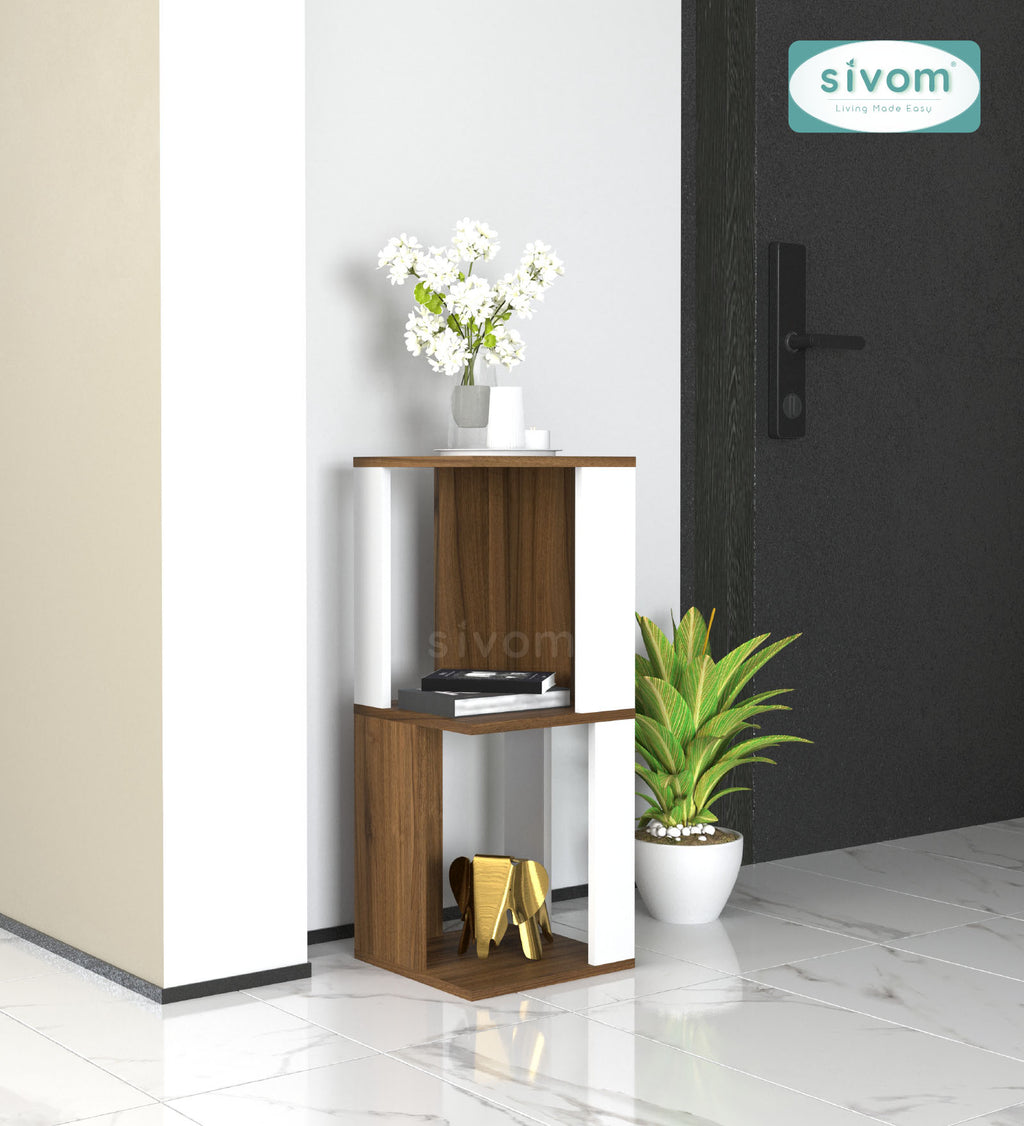 Sivom SIVOM Sleek Multipurpose Storage Unit/ Engineered Wood Side Table for Modern Homes | Elegant Design & Premium Finish