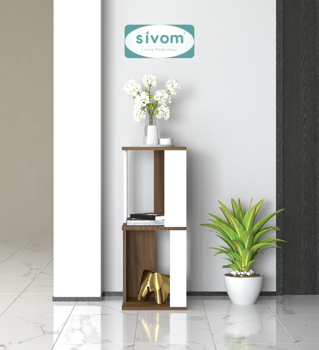 Sivom SIVOM Sleek Multipurpose Storage Unit/ Engineered Wood Side Table for Modern Homes | Elegant Design & Premium Finish