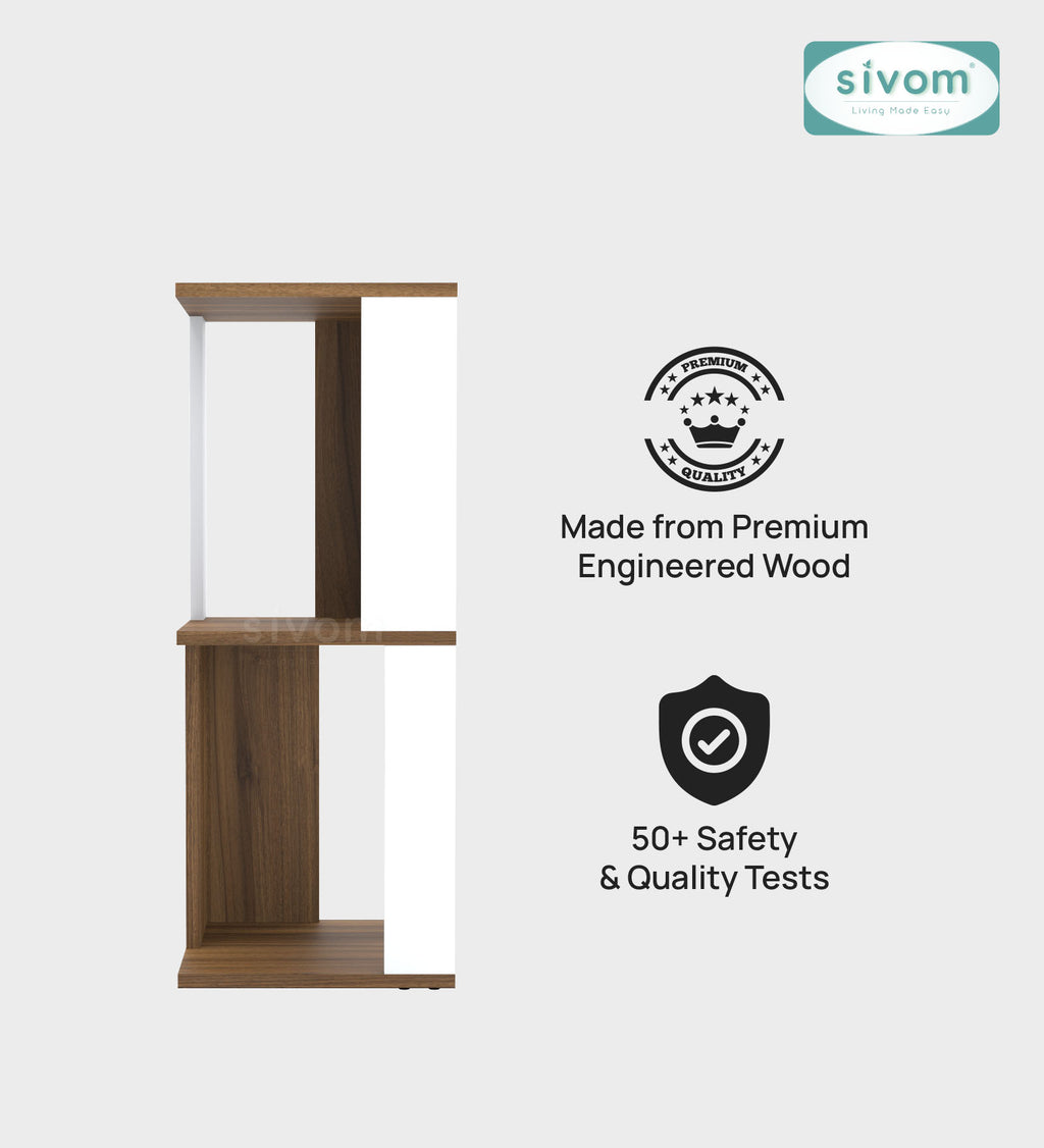 Sivom SIVOM Sleek Multipurpose Storage Unit/ Engineered Wood Side Table for Modern Homes | Elegant Design & Premium Finish