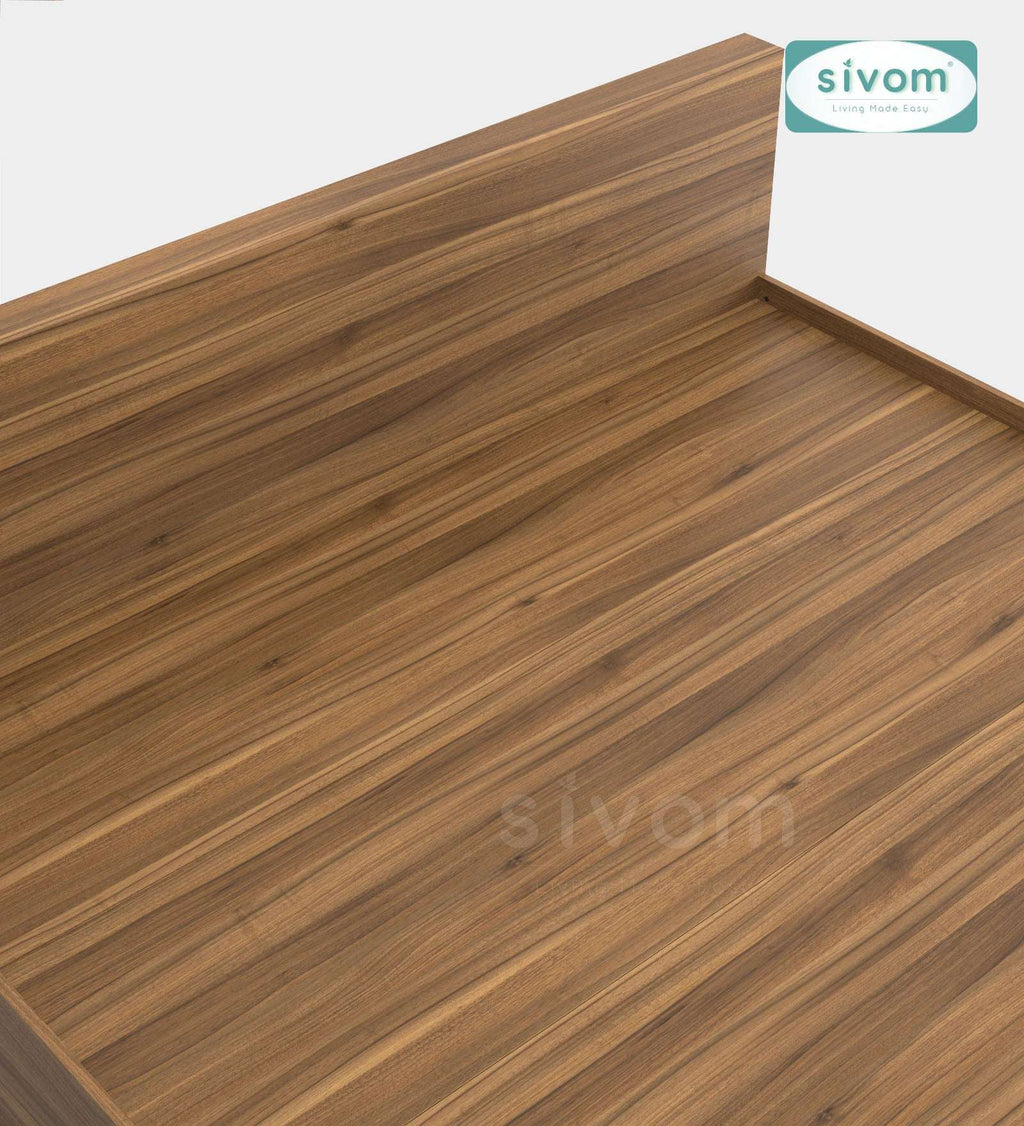 Sivom furniture SIVOM Sleepy Bed with Storage Engineered Wood King Bed Engineered Wood King Bed (Delivery Condition - Knock Down)
