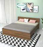Sivom SIVOM Sleepy Bed without Storage Engineered Wood King Bed Engineered Wood King Bed (Delivery Condition - Knock Down)