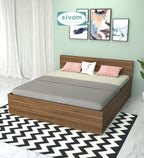 Sivom furniture SIVOM Sleepy Bed with Storage Engineered Wood King Bed Engineered Wood King Bed (Delivery Condition - Knock Down)