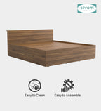 Sivom furniture SIVOM Sleepy Bed with Storage Engineered Wood King Bed Engineered Wood King Bed (Delivery Condition - Knock Down)