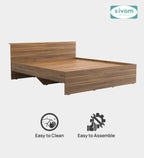 Sivom SIVOM Sleepy Bed without Storage Engineered Wood King Bed Engineered Wood King Bed (Delivery Condition - Knock Down)