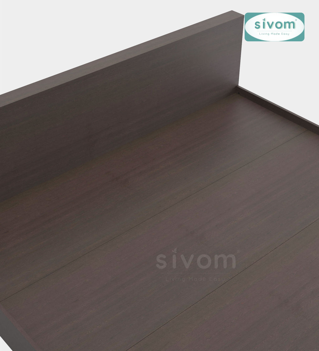 Sivom SIVOM Sleepy Bed without Storage Engineered Wood King Bed Engineered Wood King Bed (Delivery Condition - Knock Down)