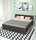 Sivom SIVOM Sleepy Bed without Storage Engineered Wood King Bed Engineered Wood King Bed (Delivery Condition - Knock Down)