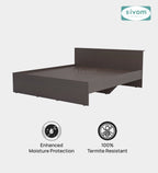 Sivom SIVOM Sleepy Bed without Storage Engineered Wood King Bed Engineered Wood King Bed (Delivery Condition - Knock Down)