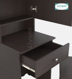 Sivom SIVOM Slumber Dressing Table with Stool Engineered Wood Dressing Table for Modern Homes | Elegant Design & Premium Finish