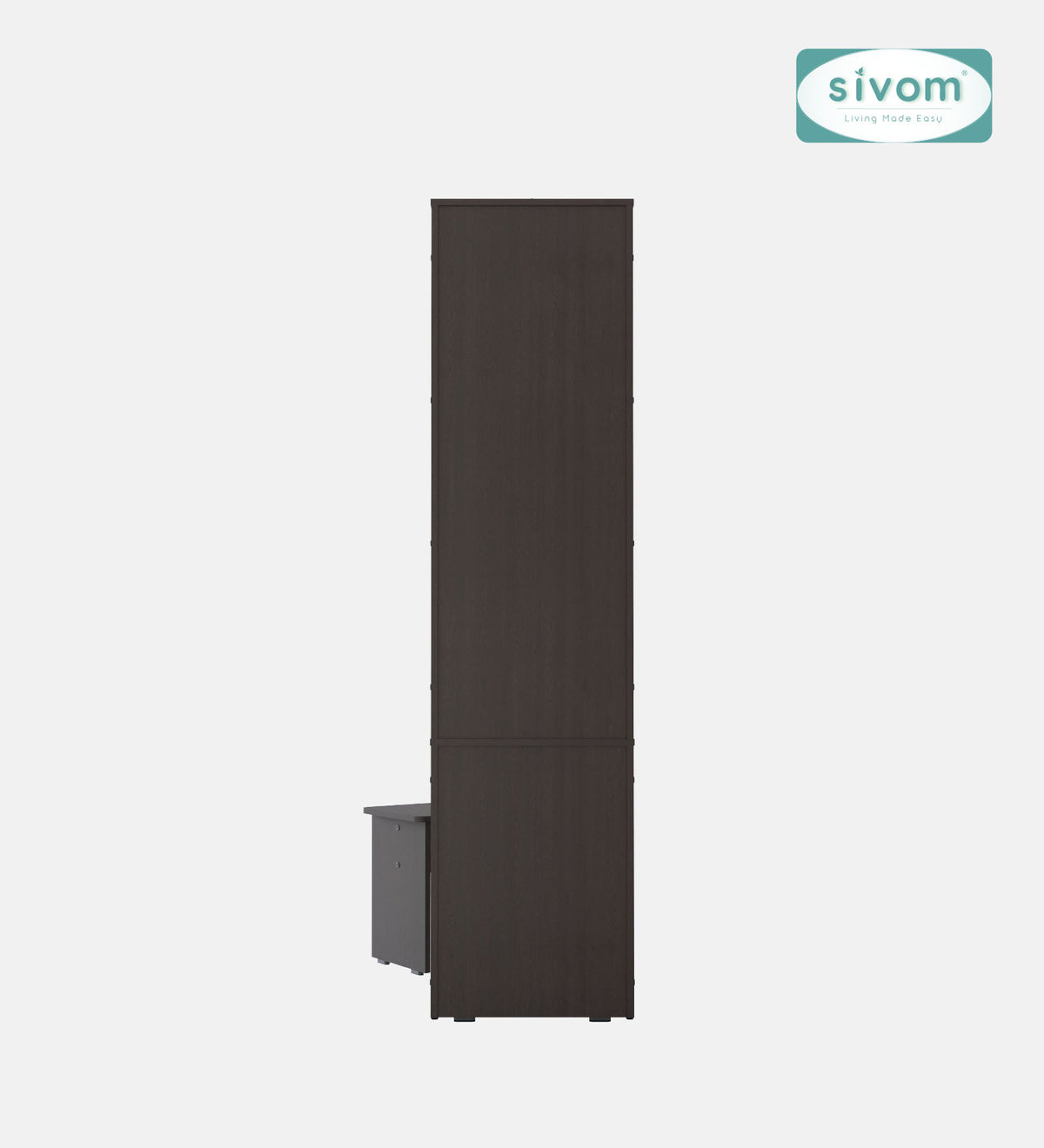 Sivom SIVOM Slumber Dressing Table with Stool Engineered Wood Dressing Table for Modern Homes | Elegant Design & Premium Finish