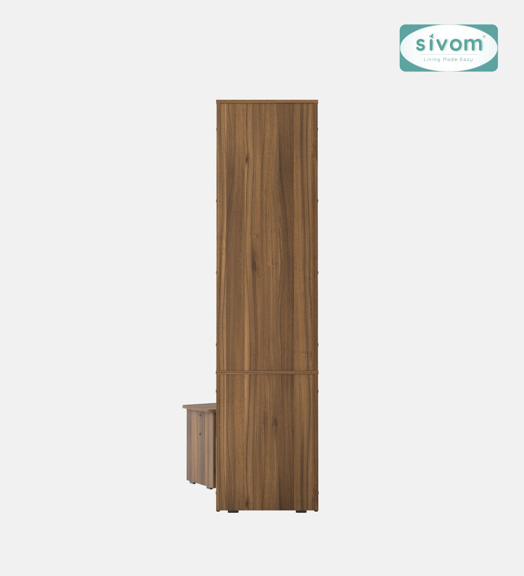 Sivom SIVOM Slumber Dressing Table with Stool Engineered Wood Dressing Table for Modern Homes | Elegant Design & Premium Finish