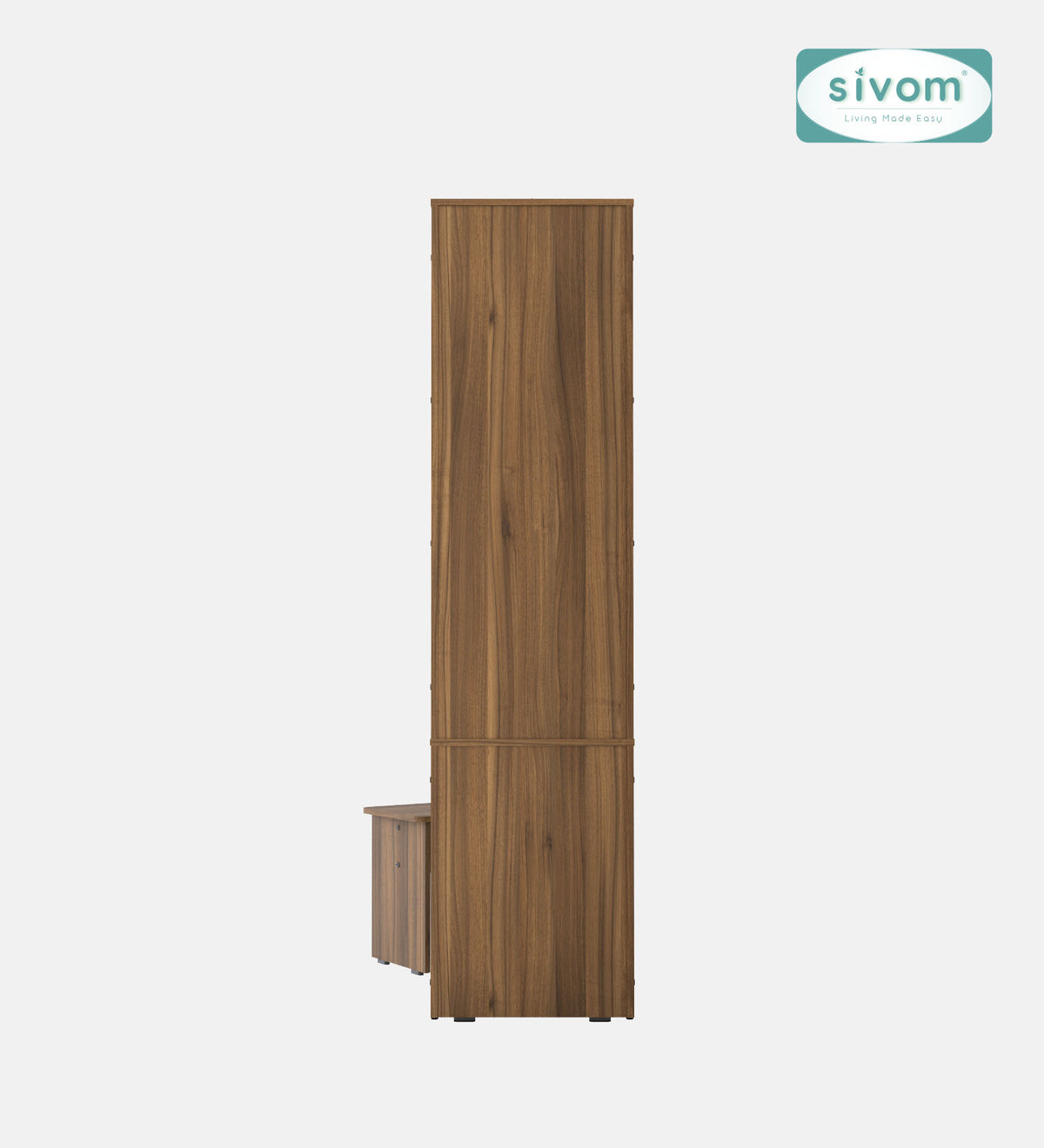 Sivom SIVOM Slumber Dressing Table with Stool Engineered Wood Dressing Table for Modern Homes | Elegant Design & Premium Finish