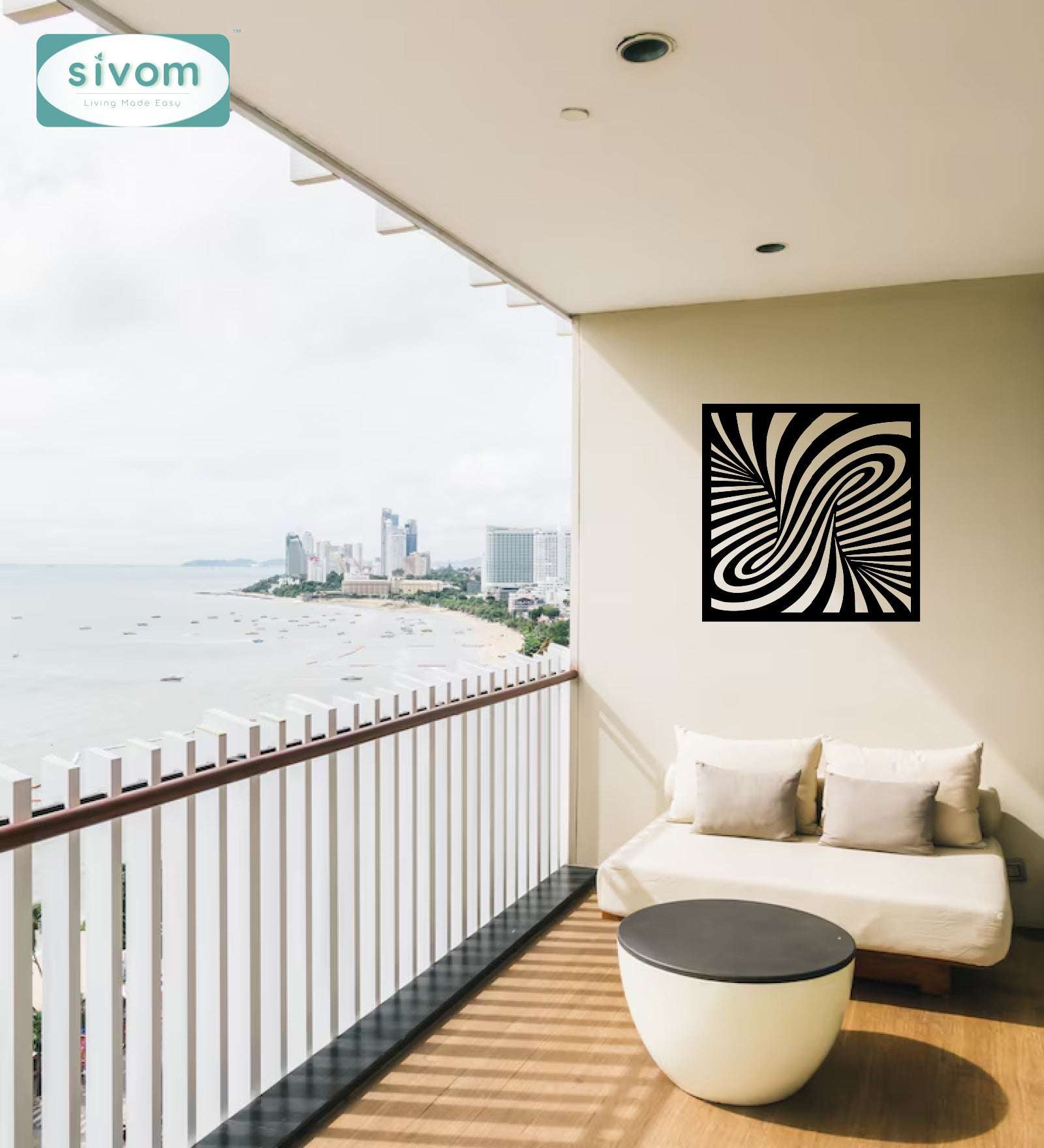 Sivom SIVOM 3DFrame Modular Wall Decor for Modern Homes | Elegant Design & Premium Finish