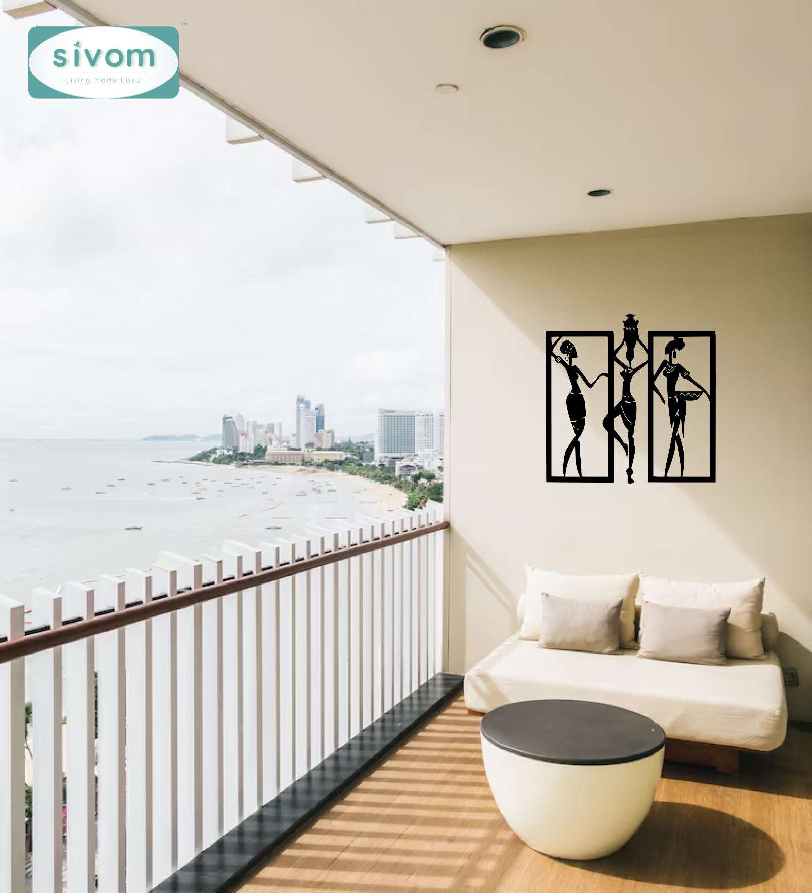 Sivom SIVOM 3DFrame Modular Wall Decor for Modern Homes | Elegant Design & Premium Finish